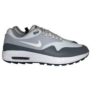 Nike Air Max 1 Golf Pure Platinum Golf Shoes AQ0863-002 Men's Size 12 Gray White - Picture 1 of 17