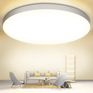 Plafoniera LED Soffitto 24W, Lampada Da Soffitto 4000K 2000LM Plafoniera Bagno I - Foto 1 di 12