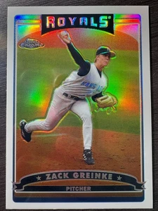 Topps Chrome Zack Greinke #120 2006 refractor KC Royals - Imagen 1 de 2