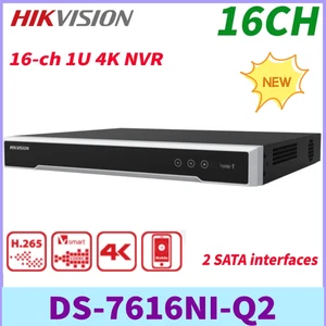 Hikvision 8MP 4K NVR DS-7616NI-Q2 16 Channel 1U 2 SATA Network Video Recorder - Picture 1 of 4