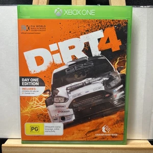 DIRT 4 Day One Edition XBOX ONE COMPLETE With Manual - Picture 1 of 7