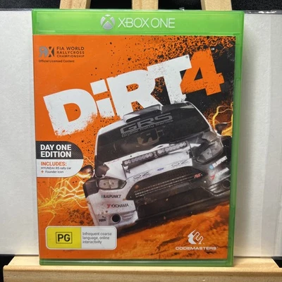 DIRT 4 Day One Edition XBOX ONE COMPLETE With Manual - Image 1 of 4