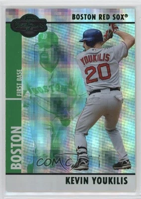 2008 Topps Co-Firmantes Hyper Plaid Verde/25 Kevin Youkilis #032 Foto 1 de 2