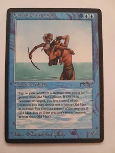 Vecchio Uomo del Mare HP Arabian Nights MTG Magic the Gathering - Foto 1 di 6