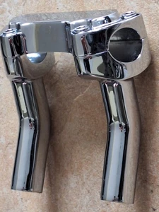 Harley Pullback Riser mit verstärkter Top Klemme Shovelhead Evo TC Sportster FX - Bild 1 von 7