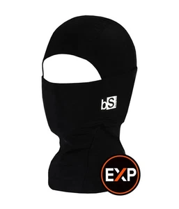 BlackStrap Kids Expedition Hood Balaclava Facemask Solid Black OSFM ages 2-7ish - Picture 1 of 1