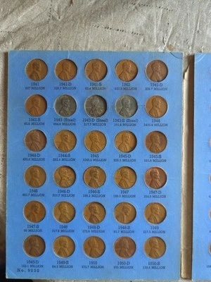 Collection Booklet 1941thru 1962. Full Booklet - Image 1 of 4