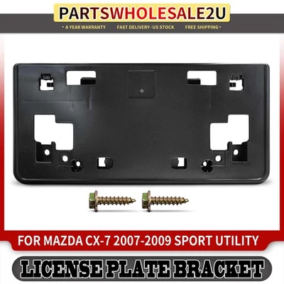 Soporte de matrícula delantero para Mazda CX-7 2007-2009 SUV con hardware de montaje Foto 1 de 4
