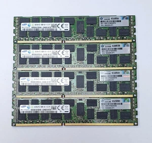 Samsung M393B1K70DH0 PC3-10600R 4 x 8GB 32GB DDR3 ECC Server RAM HP 500205-071 - Bild 1 von 1