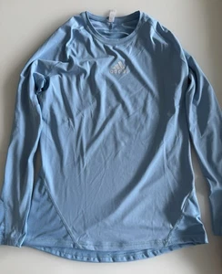 Maglia Multifunzione Maniche Lunghe Adidas - Azzurro - Ideale per lo Sport! - Foto 1 di 2