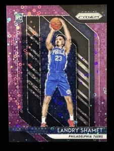 Landry Shamet 2018-19 Panini Prizm PINK DISCO #199 RC Rookie #’rd/75 - Imagen 1 de 2
