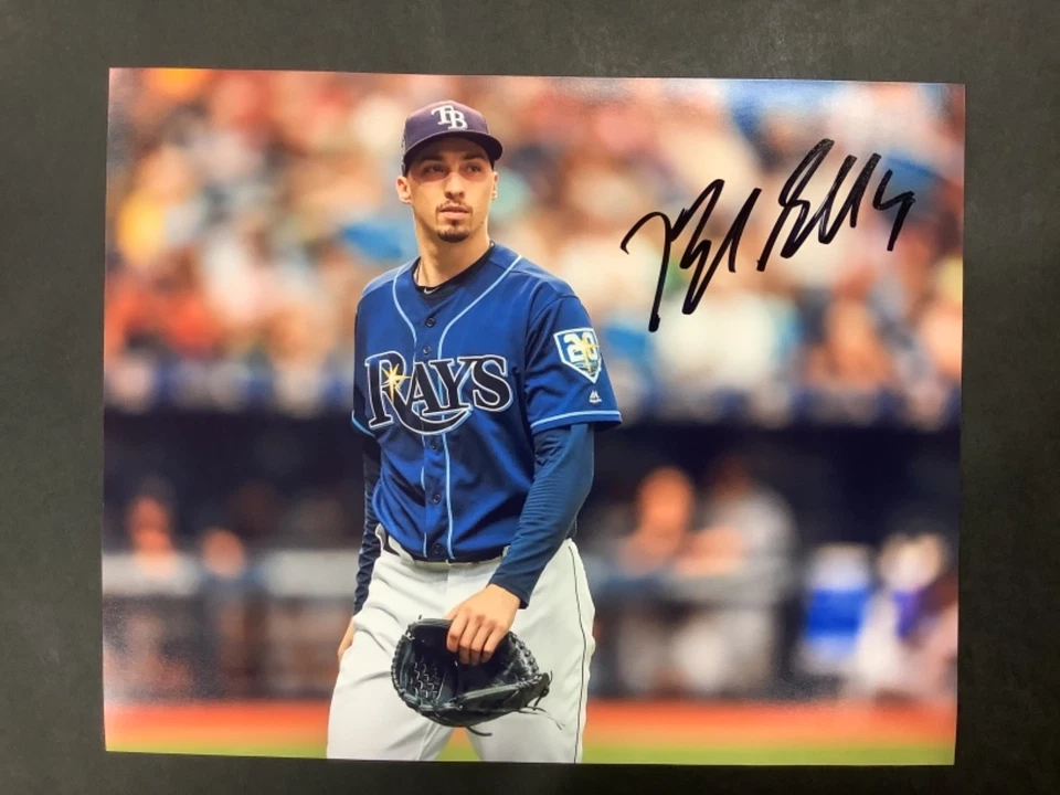BLAKE SNELL SIGNED 8X10 PHOTO TAMPA BAY RAYS BASEBALL AUTOGRAPH AUTO COA - Image 1 of 1