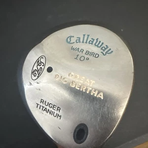 Callaway Great Big Bertha Warbird 10 Driver Ruger Titanium Gems Ultra Lite RH - Picture 1 of 12