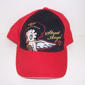 BETTY BOOP "STREET ANGEL" Embroidered BASEBALL HAT Adjustable Cap Visor NEW!! - Picture 1 of 3