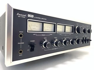 SANSUI QA-7000 Four 4 Channel Amplifier 80 Watts RMS Vintage 1973 WORK Good Look - Bild 1 von 15