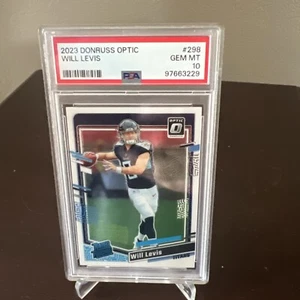 2023 Panini Donruss Optic WILL LEVIS RC Rated Rookie #298 PSA 10 GEM MINT Titans - Bild 1 von 3