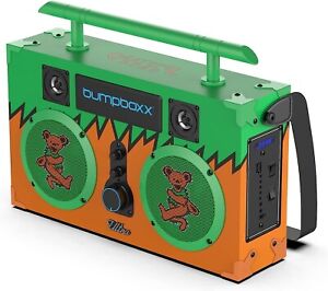 Bumpboxx Bluetooth Speaker Boombox Ultra Grateful Dead | Orange & Green