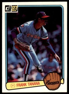 1983 DONRUSS FRANK TANANA . TEXAS RANGERS #447 - Image 1 of 2