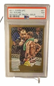 2011 Topps UFC Moment of Truth #87 Gold JOE ROGAN RARE PSA NM 7 POP 1! ๐ฅ - Picture 1 of 2