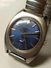Bulova Sea King Men's Watch Stainless Steel Blue Mechanical Vintage Antique Rare
