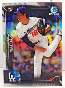Kenta Maeda 2016 Bowman Chrome RC #25 - Refractor #'d 278/499 - LA DODGERS - Picture 1 of 1
