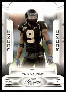 2009 Playoff Prestige Chip Vaughn RC RC #121