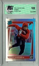 Javian Hawkins 2021 Donruss #P-294 Optic Preview Holo Rookie Card PGI 10