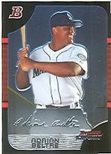 2005 Bowman Chrome Seattle Mariners Baseball Card #139 Adrian Beltre