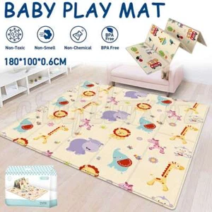Kids Play Mat Baby Crawling Mat Pad Floor Foldable XPE Non-slip Carpet 180x100cm - Picture 1 of 12