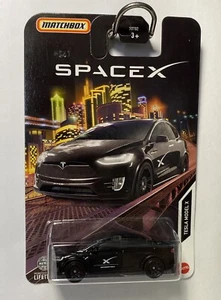 Matchbox Tesla Model X Black Space X EV Car Mattel 1:64 Electric Elon Musk 2024 - Picture 1 of 11