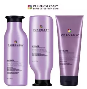 Pureology HYDRATE Shampoo and Conditioner 3- Piece Essential Hydration Trio Set - Picture 1 of 17