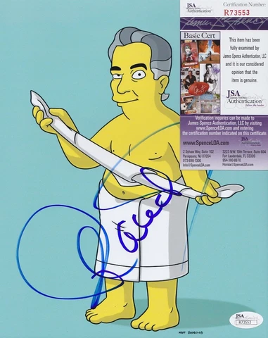 Placido Domingo Signed 8x10 Photo w/ JSA COA #R73553 King of Opera The Simpsons Cover
