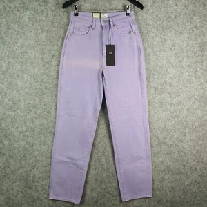 Neuw Jeans Womens 25 Purple Lavender Sade Baggy High Rise Denim 9696 - Picture 1 of 20