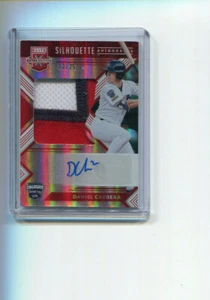 2018 Elite Extra Edition Collegiate Silhouette Red Daniel Cabrera Auto Patch /25 - Picture 1 of 1