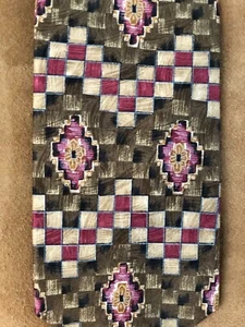 Johnston & Murphy 100% Silk Necktie Cowboy Theme - Picture 1 of 4