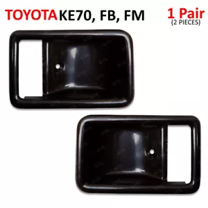 Pair Inner Door Handle Cup Bezel Fits Toyota Corolla KE70 75 TE71 72 1979 '84 - Picture 1 of 12