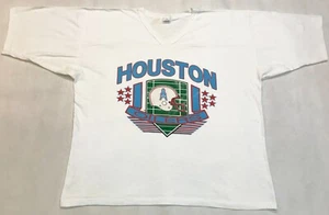 Vintage Artex Sportswear NFL Houston Oilers Football T-Shirt White XL Tee USA - Picture 1 of 9