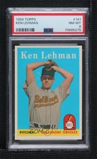 1958 Topps Ken Lehman #141 PSA 8