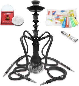 23'' Hookah Set with Everything, Premium Hookah Shisha Set, up to 4 Persons Hook - Picture 1 of 12