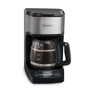 5 Cup Black Drip Coffee Maker with Programmable Timer and Stainless Steel Acc... - Picture 1 of 6