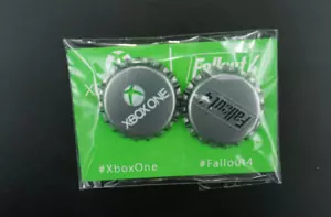 Fallout 4 Bottle Caps Silver Rare Xbox One - Picture 1 of 3