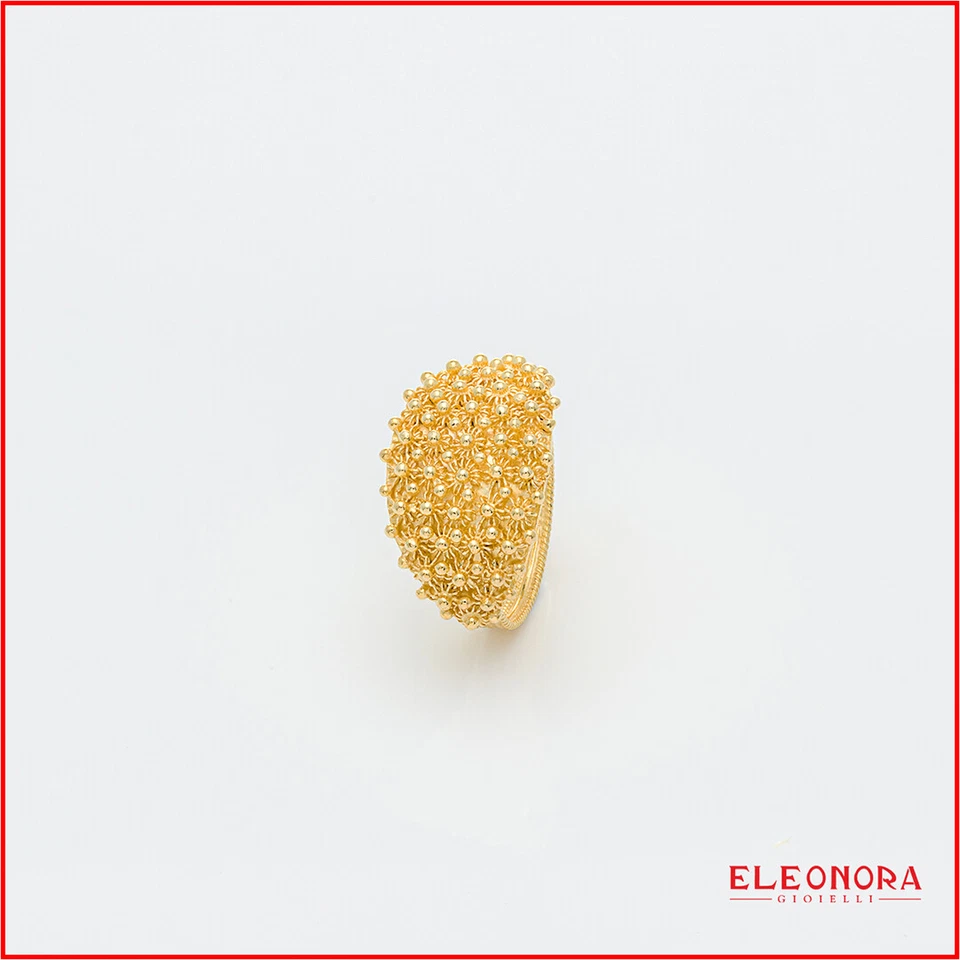 fede sarda da donna in argento 925 fedina .filigrana dargento anello sardo per - Immagine 1 di 1