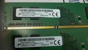 LOT OF 2 2GB DDR3 PC3-12800U  - Picture 1 of 1