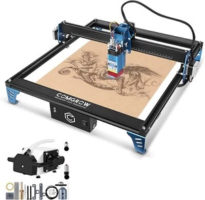 Comgrow Laser Engraving Machine 5W Output Power with Air Assist for Wood Metal - Picture 1 of 9