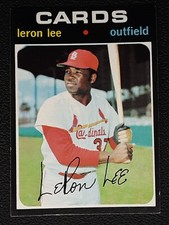 1971 Topps Baseball #521 Leron Lee - St. Louis Cardinals EX-MT