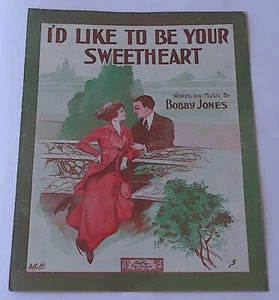 I'd Like To Be Your Sweetheart Sheet Music - Picture 1 of 1