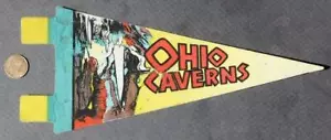 Banderín más pequeño West Liberty Ohio Caverns Caves Nature Carved a Fairyland de 1970- - Imagen 1 de 1