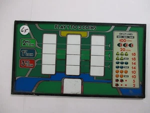 Slot Machine Reel Glass (3 Line) - Imagen 1 de 3
