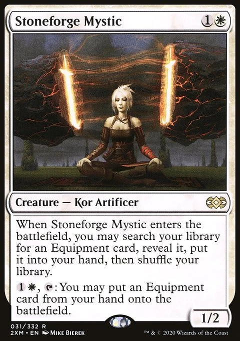 MTG Magic the Gathering Stoneforge Mystic (31/415) Double Masters LP - Image 1 of 1