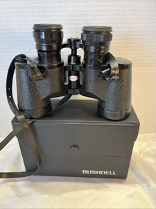 Vintage Bushnell 7x35 Extra Wide Angle Insta-Focus SportView Binoculars W/ Case - Picture 1 of 6